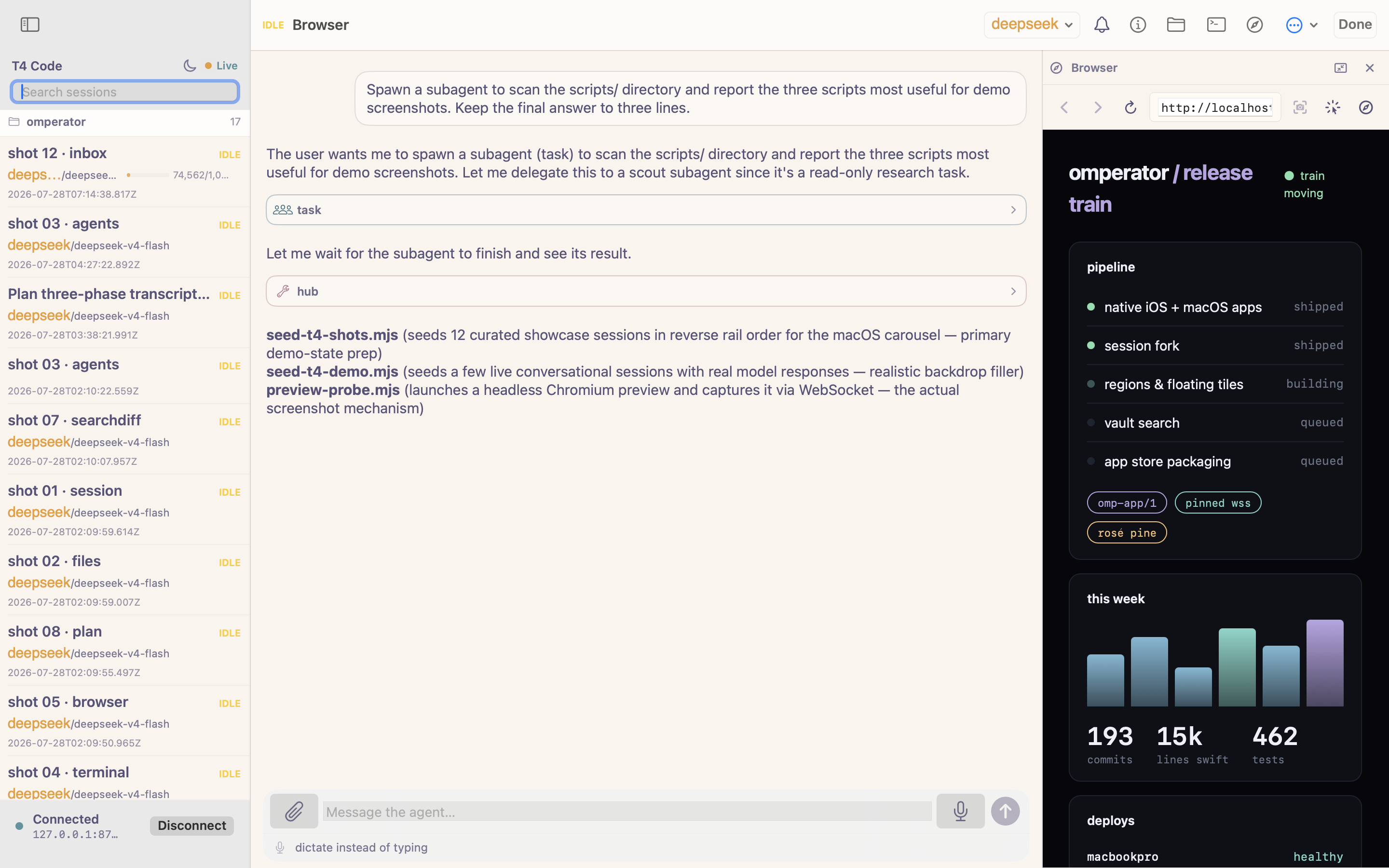 browser right dock
